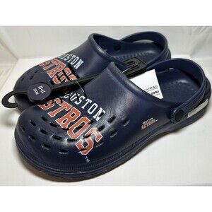 Men's FOCO Houston Astros‎ MLB CLOG SANDAL SHOES Size L (11-12)